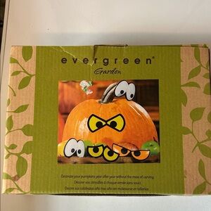 Pumpkin Decor Set - Orange and Black